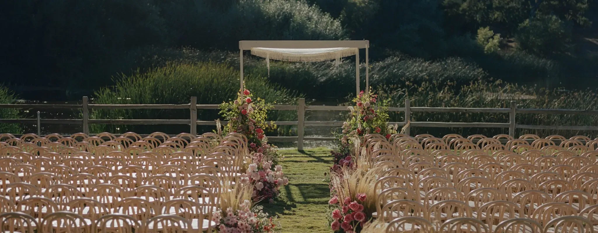 Halle Morgan photography. wedding ceremony in the mountains with wildflowers